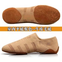 Flesh cheerleading shoes camel dance shoes Childrens aerobics shoes womens competitive shoes training shoes competition shoes Shebin shoes