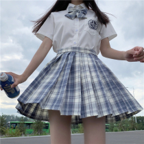Gentle knife rabbit seam seam summer 2021 new female jk uniform skirt genuine full set of student suits tide ins