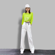 European Station Long-sleeved Casual Sports Suit Womens Spring Dress 2022 New Loose Fashion Broadlegged Pants Two Pieces of Eurostock