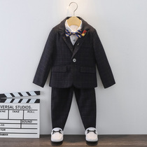 Childrens suit suit suit boy dress new English style piano performance boy wedding host flower boy one year old