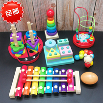 Infant children eight-tone hand percussion Xylophone 8 months baby puzzle early education musical instrument toy 1-2-3 years old