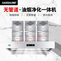 Humvee No Pipe Oil Smoke Purification All-in-one Commercial Barbecue Kitchen Restaurant Except Taste Inner Cycle Straight Row Purifier