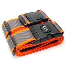 Luggage straps cross straps travel cases combination locks check-in reinforcement adjustable safety straps