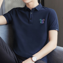 2022 new summer t-shirt short sleeve male turnover polo shirt Paul tide sign trend lead half sleeves with collar clothes