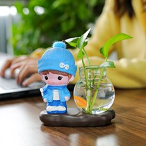Desktop furnishings cartoon couple small ornaments healing department girls Nordic ins creative room boys tide decorations