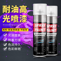 Gasoline-resistant self-painting car motorcycle fuel tank engine exhaust pipe High temperature black bright silver paint anti-rust paint