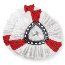 Adapting o-cedar cotton gauze head mop replacement cloth micro-Lida household triangle non-pure cotton rotating mop head