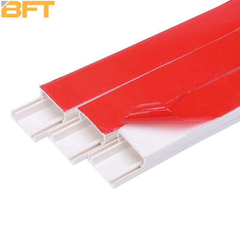Berfut PVC cable groove square open-pack walkway plastic cable protection groove interior decoration square