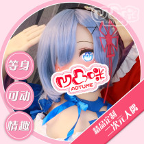 Bump Mi two dimensional solid doll and other body doll animation Re0 Rem cos soft silicone doll hand-made