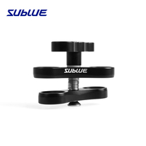 sublue underwater booster double ball butterfly clip lamp clip photography equipment