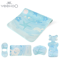 Inch baby mat Ice Silk breathable summer bamboo fiber newborn cart arm mat feeding baby pillow