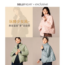 SELLYNEAR pregnant women autumn and winter short light down jacket jacket wear white duck down autumn and winter new