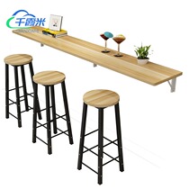 Hanging wall bar household folding partition simple modern dining room multi-function kitchen bar table and chair