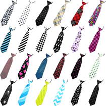  Imitation silk printing children boys girls baby activity small tie dress children Korean version of the British new product