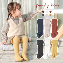 Girls pantyhose autumn and winter plus cotton baby feet socks baby spring and autumn childrens pantyhose