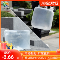Car bucket flexible portable folding plastic water bag for car flexible outdoor water storage bag 5 10L liters kg