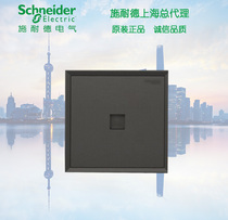 Schneider Haolang series Deep Space Gray single link six information computer socket network cable network socket 86 type