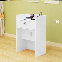 Cash register computer shop company front desk reception desk bar table hair salon clothing store supermarket small counter