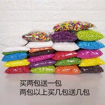 Non-fading foam ball snowflake clay handmade slime filled colored particles decorative material fishing foam particles