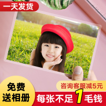 Photos Polaroid photo printing printing Flushing 56 inch mobile phone photo HD baby plus plastic sun brush guo su