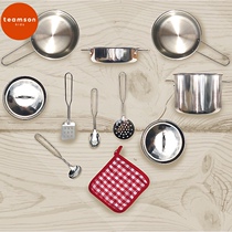 teamson childrens kitchen utensils Childrens kitchen toys Cooking toys Really cook small kitchenware Childrens toys