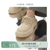 Zhao Ruth with the same style LaberThree original models Small crowddesigner Sensation Brands Womens Thick Bottom Round Head Shoes