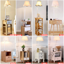 Tianjing minimalist light luxury living room coffee table bedroom with shelf bedside table remote control integrated floor lamp table lamp