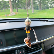 Cartoon Great Uncle Car Pendant Car In-car Hangings Creative High-end Adornment Rearview Mirror Pendant Pendant Gift