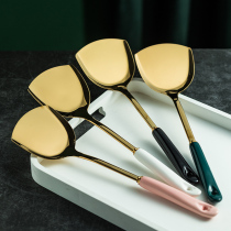 Golden 304 stainless steel spatula spoon home cooking shovel spoon shovel shovel spoon shovel spatula kitchen utensils set full set of iron spatula