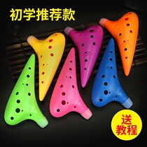 Professional Tao Di 12-hole Beginners Send Textbooks to Students Musical Instruments Plastic Resin Midrange C AC 12