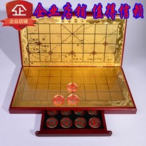 Elder set chessboard large family crystal chess students send Chinese chess father birthday gift