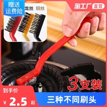 Kitchen fume cooktop cleaning kitchen brush wire powerful cleaning tool three different brush heads