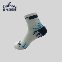 Spalding official flagship store comfortable and breathable Mens and womens sports basketball socks fashion trend SP7001