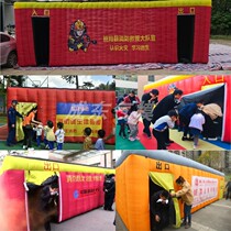 Inflatable Fire Fire Simulation Safety Drill Escape Experience House Fire Drill Tent Experience Escape Tent Room