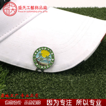 Creative golf hat clip custom club metal magnetic exquisite fashion Mark logo accessories