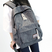 Womens backpack backpack travel mens and womens Korean version of the middle school student travel backpack College style computer bag leisure bag