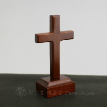  Yage gift) Car decoration solid wood cross gift bag Gift bag packaging