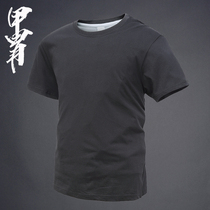 Armor new casual slim round neck solid color short sleeve T-shirt body T-shirt training T basic model