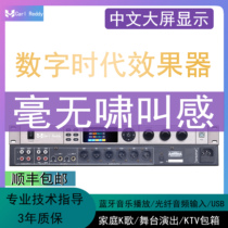 Smart ktv Home Front-level digital effects microphone anti-whistling feedback suppression professional performance factory direct sales