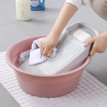 Usiju thickened non-slip plastic washboard Creative hand-held laundry washboard Household kneeling punishment washboard