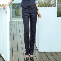Western Pants Professional Working Pants Woman 2022 Spring Business Fashion Ol Fashion 100 Hitch Casual Wind Display Slim Fit Trousers Long Pants