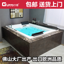 Spot constant temperature heating household double oversized bathtub embedded luxury villa fun jacuzzi exported to Europe and the United States