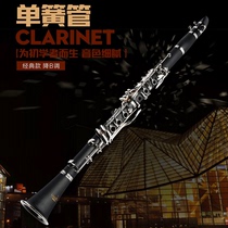  Acacia Bird clarinet B-down bakelite black pipe musical instrument Beginner exam with cloth accompanying box