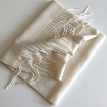 Special Inner Mongolia rare white velvet purple velvet gorgeous water corrugated cashmere scarf men and women general autumn and winter warm collar