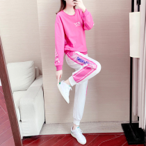 European Station Big Code Sports Suit Women Spring Autumn Winter 2022 New Loose Fashion Casual Weaters Two Sets