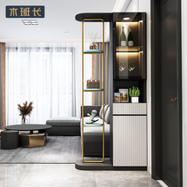Light luxury wind porch cabinet shoe cabinet integrated household partition cabinet simple living room screen decoration cabinet modern hall cabinet