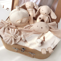  Baby gift box Newborn toy set Gift box ragdoll doll full moon 100 days newborn 0-3 months gift