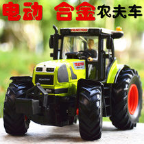 Caiper alloy car model farmer car Farm tractor electric sliding boy birthday gift Childrens toy car