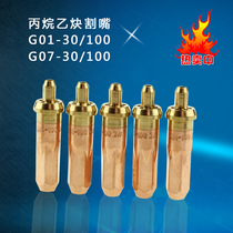 Propane cutting nozzle ring acetylene cutting nozzle integrated national standard g01-30 100 G07-30 100