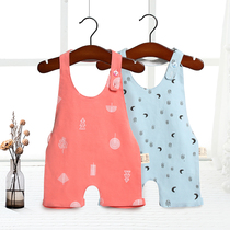 Cotton fable cotton baby with legs bellyband newborn spring summer and autumn thin pocket for men and women baby sleeping navel protection